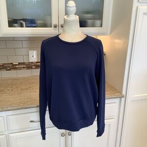 Softwear Pullover Blue Size Large Lounge Wear Sweatshirt